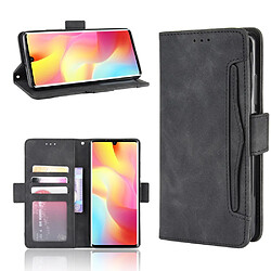 Etui en PU avec support couleur noir pour votre Xiaomi Mi Note 10 Lite