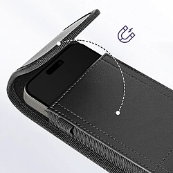 Avis Avizar Housse Ceinture Smartphone 6.7 à 6.9 Pouces Fermeture Aimantée Noir