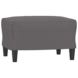 Maison Chic Repose-pied,Tabouret confortable Gris 60x50x41 cm Similicuir -MN77109