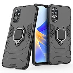 Htdmobiles Coque pour Oppo A17 - housse etui rigide anti choc + film ecran - NOIR