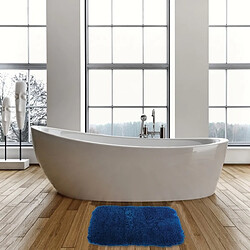 Acheter MSV Tapis de bain Microfibre 50x70cm Bleu Marine