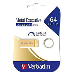 Clé USB Verbatim Executive Doré 64 GB