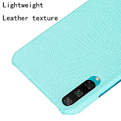 Acheter Wewoo Coque Rigide Pour Huawei Honor Play 3 Antichoc Crocodile Texture PC + PU Case Vert clair