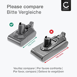 Avis Batterie pour Dyson Digital Slim Fluffy Extra, Pro, V10 Slim, V11 Slim, V10 Digital Slim, V10 Digital Slim Fluffy Extra, V12 Slim (Dyson SV18) 2500mAh de CELLONIC