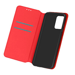 Avizar Housse Xiaomi Poco F3 / Xiaomi Mi 11i Folio Portefeuille Fonction Support rouge