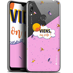 Caseink Coque Pour Huawei Y7 / Prime / Pro 2019 (6.26 ) [Gel HD Collection Petits Grains ? Design VIENS, On Vole ! - Souple - Ultra Fin - Imprimé en France]