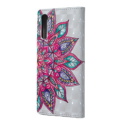 Avis Wewoo Housse Coque Étui en cuir à rabat horizontal 3D avec Motif demi-fleurs pour Galaxy A70avec support et logements cartescadre photo et portefeuille