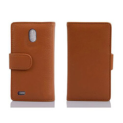 Avis Cadorabo Coque Huawei ASCEND G700 Etui en Brun