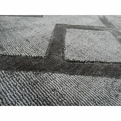 Avis Paris Prix Tapis Rétro à Poils Courts Fait Main Luxury III Gris 200 x 290 cm