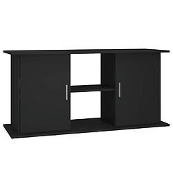 vidaXL Support pour aquarium noir 121x41x58 cm bois d'ingénierie