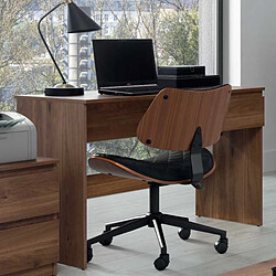 Dansmamaison Bureau 1 tiroir Bois marron - QIZ