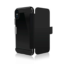 Black Rock Etui Portefeuille "Portfolio Air Fitness" pour Apple iPhone X, Noir