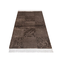 Avis Vidal Tapis de laine 152x79 brun Darya