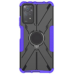 Coque en TPU anti-chute avec béquille pour votre Xiaomi Redmi Note 11 Pro 4G (Mediatek)/Pro 5G (Qualcomm) - violet