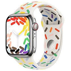 Sport Band pour Apple Watch Series 1 á 9 / SE (38/40/41 mm) | Series 10 (42 mm) - Taille S/M - Pride Edition