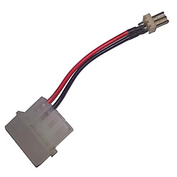 Câble Adaptateur IDE Molex Mâle vers 3-Pin Mâle 8cm Power Supply Adapter - Occasion