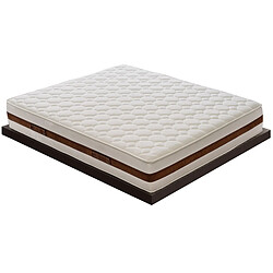 Materassi&Doghe Matelas 160x200 à mémoire de forme avec 5 cm de mémoire hauteur 22 cm modèle Bolsena