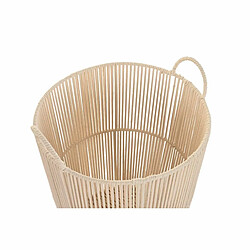 Acheter Set de basket DKD Home Decor Beige Métal 42 x 42 x 51 cm