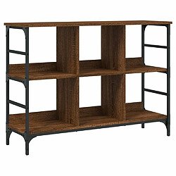 Maison Chic Commode Buffet - Meuble de rangement chêne marron 102x32x73,5 cm bois d'ingénierie -GKD55881