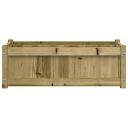 Maison Chic Jardinière,Bac à fleurs - pot de fleur d'extérieur 90x31x31 cm bois de pin imprégné -GKD96677 pas cher