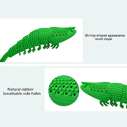 Jouet à mâcher en forme d'écrevisse pour chat - Jouets à mâcher en forme d'écrevisse en caoutchouc doux et sûr