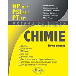 Chimie MP-MP*, PSI-PSI*, PT-PT* : nouveau programme 2014 - Occasion