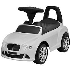 vidaXL Voiture à pousser par pieds pour enfants blanc 