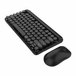 Manuel d'utilisation de la souris clavier sans fil 2.4G Clavier multimédia sans fil pour PC - Noir