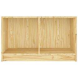 Maison Chic Meuble TV scandinave - Banc TV pour salon 70x33x42 cm bois de pin massif -MN55748 pas cher