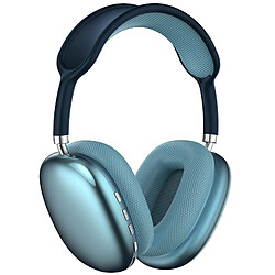 Casque Bluetooth sans fil YUANFU-P9Promax (casque stéréo, charge en coton de type C-bleu)