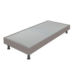 Acheter Ebac Matelas + sommier tapissier 90x190 Mousse - Melior - Soutien ferme - Simili taupe