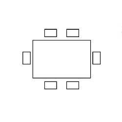 Avis Inside 75 Table repas 6 couverts PEENO 130 cm pieds bois plateau verre trempé