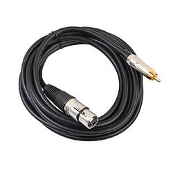 câble audio rca mâle à xlr cordon femelle pour microphone à condensateur 10 mètres