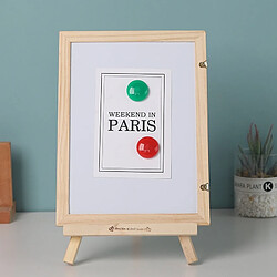 Acheter Wewoo Tableau de dessin pour enfants avec noir en bois double face magnétique