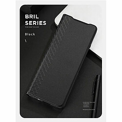 Riffi Étui livre magnétique série Dux Ducis Bril pour Samsung Galaxy Fold 4 F936B Noir