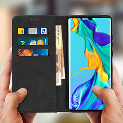 Avis Avizar Housse Huawei P30 Pro Étui Porte-cartes Support Stand Silicone noir