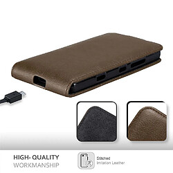 Cadorabo Coque Nokia Lumia 929 / 930 Etui en Marron pas cher