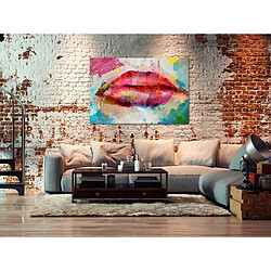 Artgeist Tableau - Artistic Lips (1 Part) Wide [120x80]