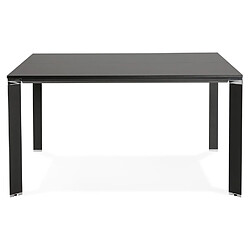 Avis Alterego Table de réunion / bureau bench 'XLINE SQUARE' noir - 140x140 cm