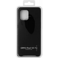 Avis Oppo Coque pour Oppo Find X3 Pro Rigide en Silicone Noir