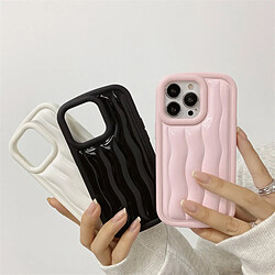 GUPBOO Étui pour iPhone13ProMax Silicone de cas de téléphone portable simple ondulé de couleur unie