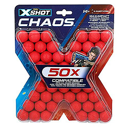 Fun Recharges de balles de pistolet (50 pcs) Rouge