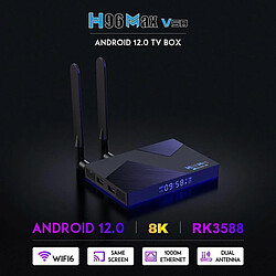 Box Android TV 4GB+32GB 8K Smart WiFi6 Bluetooth 5.0 YONIS pas cher