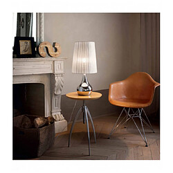 Ideal Lux Lampe de table Argentée ETERNITY 1 ampoule