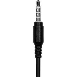 PORT Casque PC Filaire Jack 3.5mm avec Microphone Noir