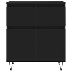 Acheter vidaXL Buffet Noir 60x35x70 cm Bois d'ingénierie