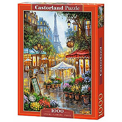 castorland c-103669 Puzzle 1000 pc-Fleurs de Printemps, Paris