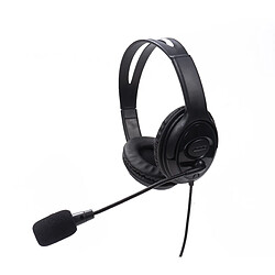 Casque filaire Tellur Basic PCH2, microphone, commande filaire, USB, noir