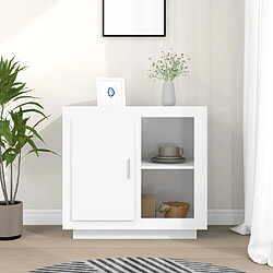 vidaXL Buffet Blanc 80x40x75 cm