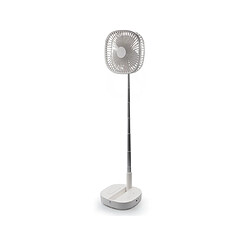 Fan Home Ventilateur de synchronisation à quatre vitesses avec télécommande sans fil à tige rétractable - Blanc